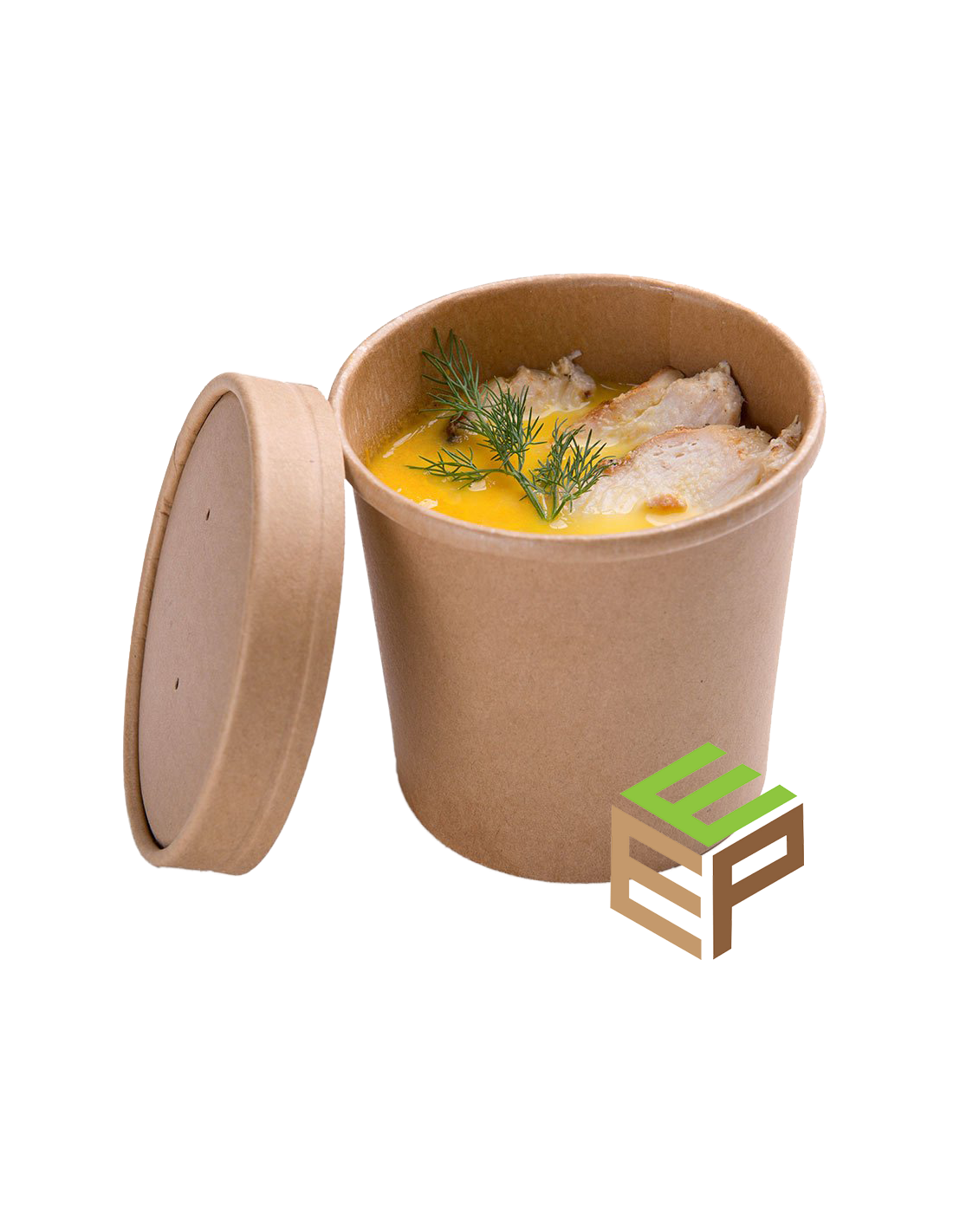 Bol soupe - Pot a soupe carton - Emballage soupe jetable | We Packing