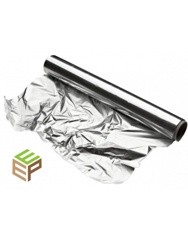 Rouleau d'aluminium alimentaire en boite distributrice 45cmx200m 13µ