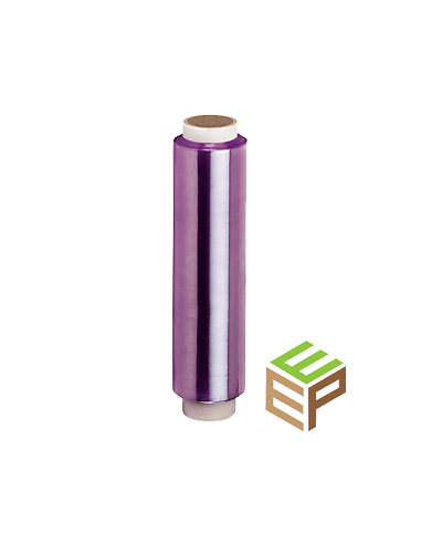 Film étirable alimentaire violet recharge 300 mètres x 0.45 (4 pièces)