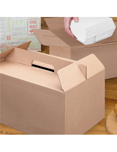 Boîte transport de repas à emporter - Click and Collect | We Packing