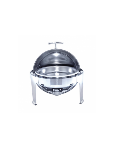 Chafing dish rond couvercle rabattable 6L  48x47 cm