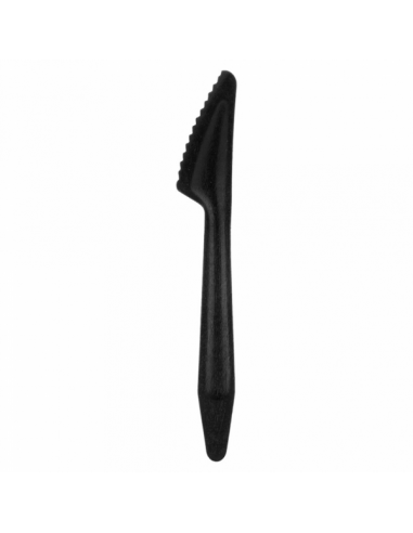 Couteau en bois noir "Élégance" - 16,5 cm - par 100 unités