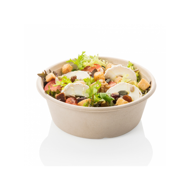 Bol Salade Bagasse 600Ml - Achat / Vente pas cher | We Packing
