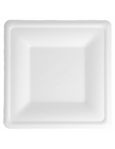Assiette carrée - 16x16x1,5 cm - par 500 unités