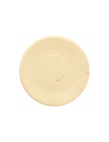 Assiette ronde bois couleur naturel ÃƒËœ21.5x1.5cm