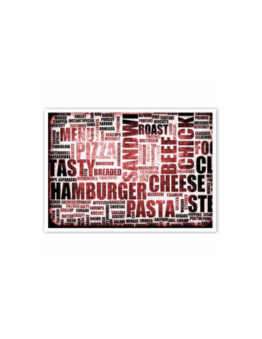 Set de table "Fast Food" - 31x43 cm - par 2000 unités