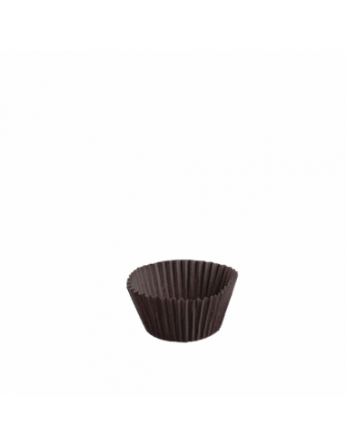 Caissettes pâtissières - chocolat - ø 4x2,5 cm