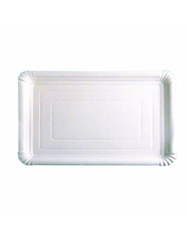 Plateaux pâtisserie Blanc - 25x17,5 cm - par 250 unités