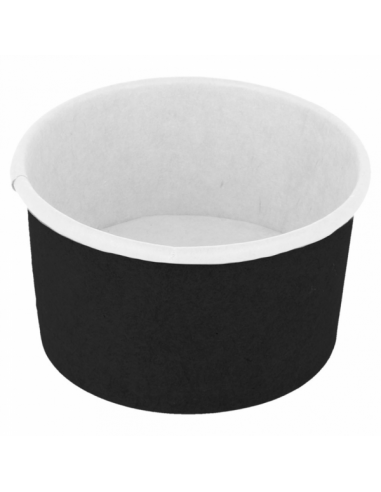image d'un pot à glace en carton noir