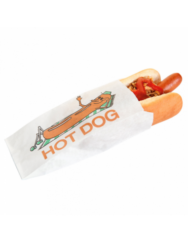 Sachet Hot Dog - 7+5x18 cm