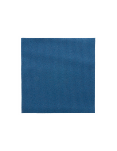 Serviettes 1/4 - 55 g/m² - Bleu marine - 40x40 cm - par 700 unités