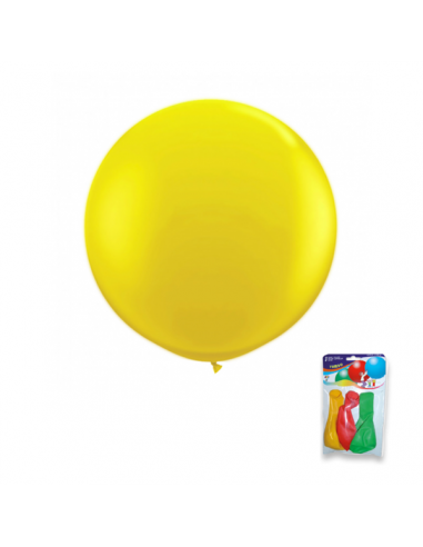 3 Ballons en Latex "Jumbo" - ø 36 cm